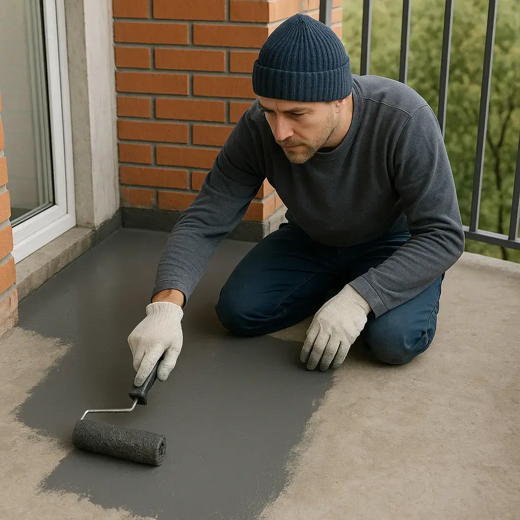 Гидроизоляция балконов заказать в Стандарт Окна 4